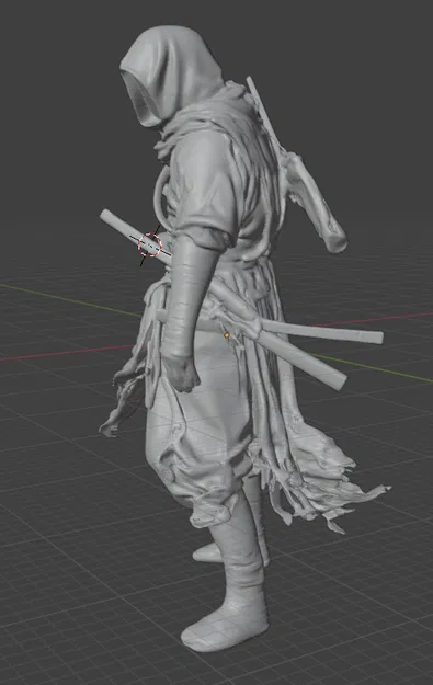 Mô hình 3D chiến binh sát thủ bí ẩn (Killer) cho máy in 3D - Image 8