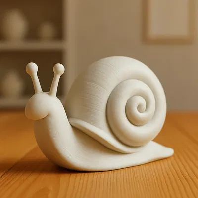 Mô hình chú ốc sên 3D (Snail) trang trí bàn làm việc cực xinh