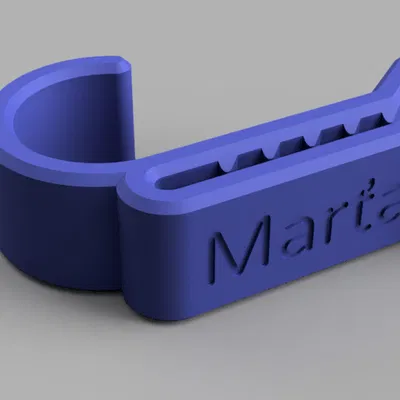 Móc treo khăn cho thanh sưởi có cá nhân hóa tên