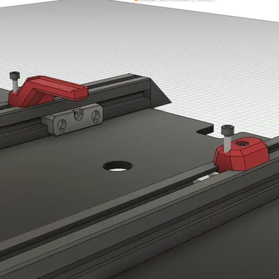 Bộ cọ vệ sinh đầu phun nam châm và chặn bed cho Voron 2.4