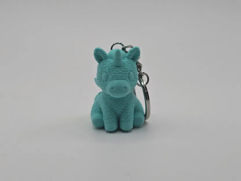 Móc khóa kỳ lân 3D siêu cute - Mẫu in ấn dễ thương cho mọi người - Image 1