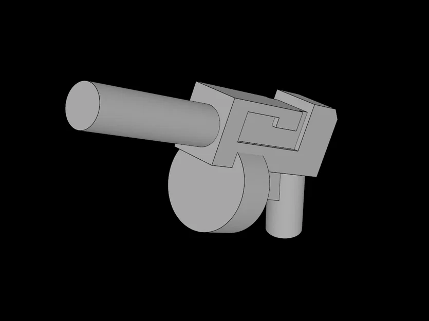 Súng máy (Minigun) tương thích LEGO - Phụ kiện in 3D cực ngầu - Image 1