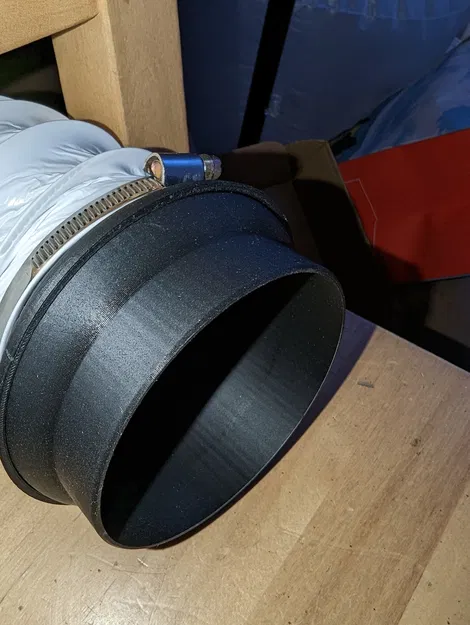 Đầu nối ống thông gió từ tính cho ống 100mm - Image 1