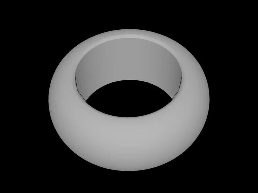 Nhẫn Minifig 1x1 thiết kế tương thích với Lego để in 3D - Image 1