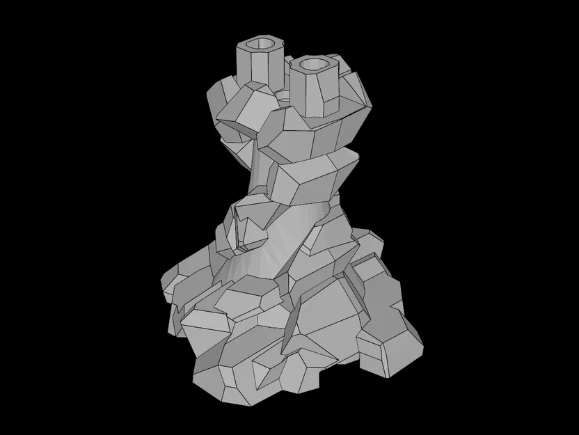 Mô hình chân đế minifig giả đá phong cách ma thuật tương thích Lego - Image 1