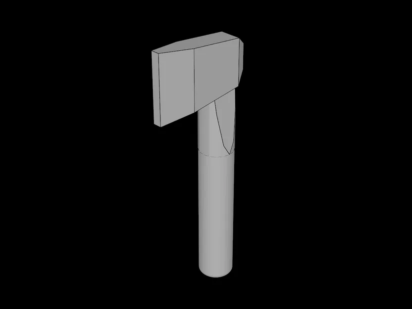 Mô hình rìu cầm tay tương thích Lego (Lego Compatible Minifig Tool) - Image 1
