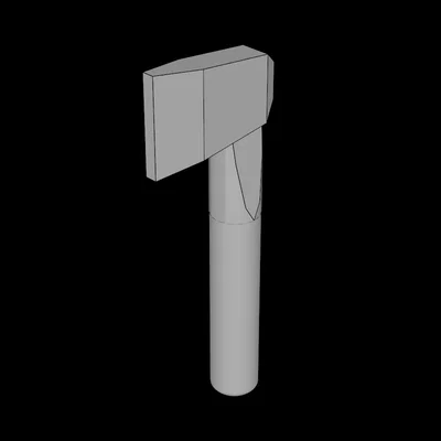 Mô hình rìu cầm tay tương thích Lego (Lego Compatible Minifig Tool)