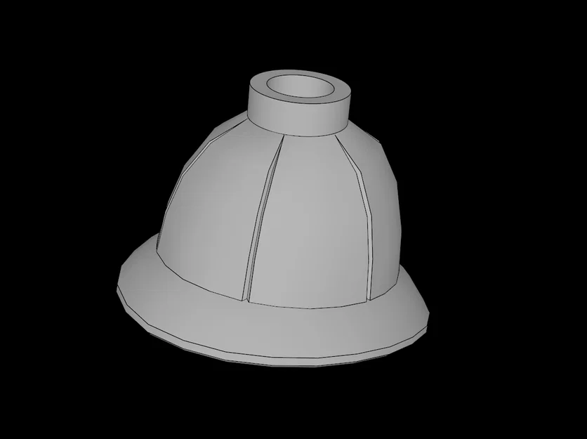 Mô hình mũ cối Pith Helmet 3D tương thích với Lego Minifig - Image 1