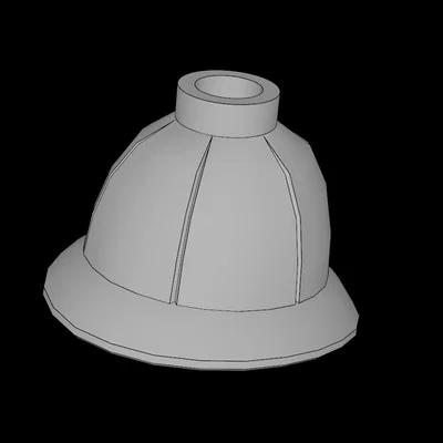 Mô hình mũ cối Pith Helmet 3D tương thích với Lego Minifig