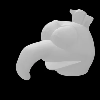 Đầu nhân vật Gonzo tương thích Lego in 3D chất lượng cao