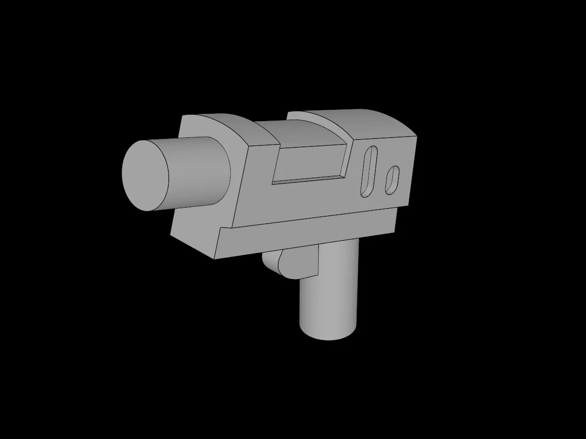 Mô hình súng ngắn Blaster cho Minifig tương thích Lego 1