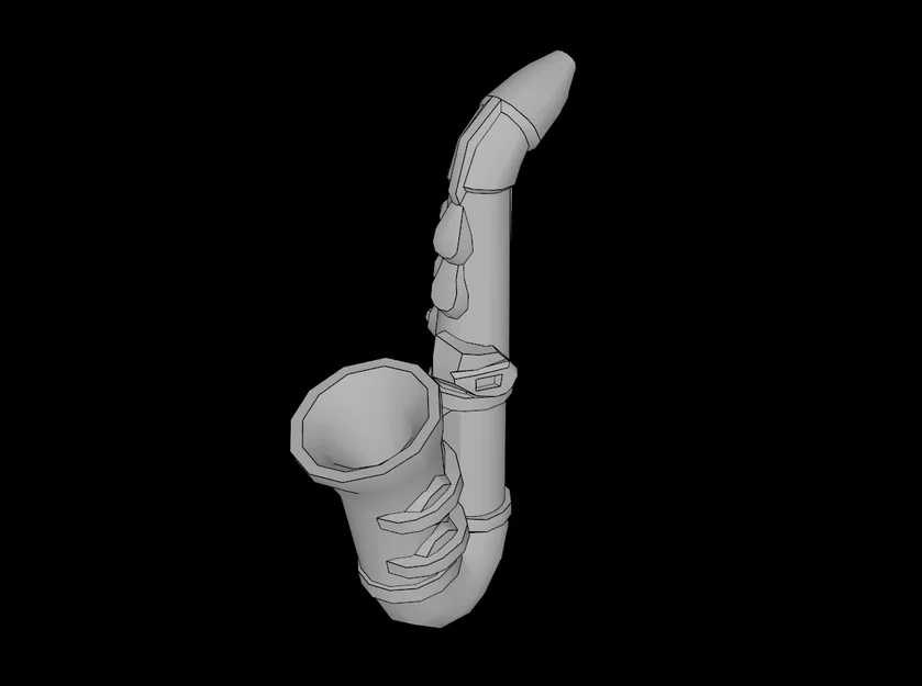 Mô hình 3D Kèn Saxophone cho nhân vật LEGO mini - Image 1