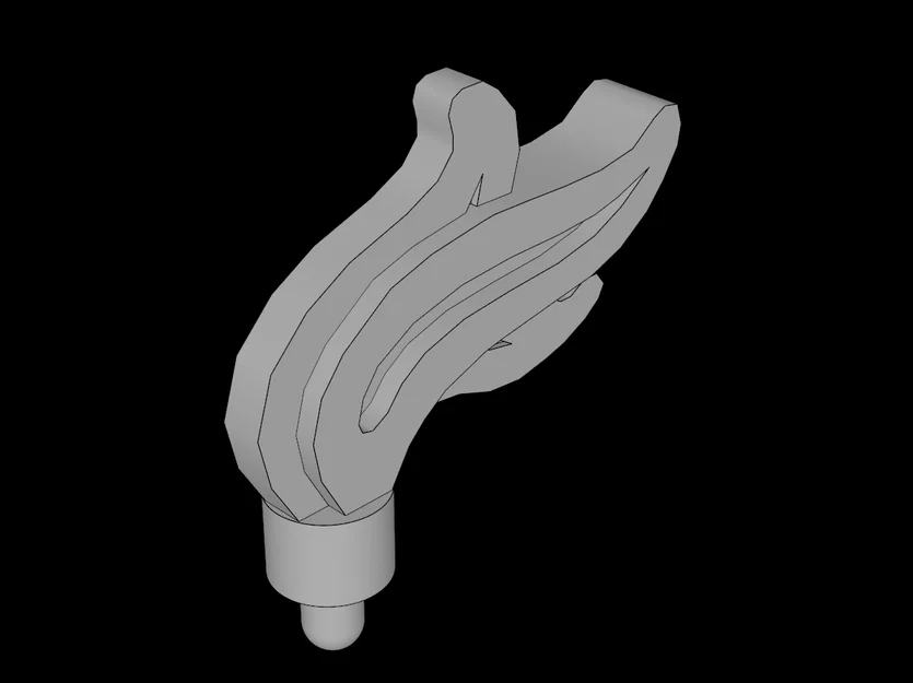 Mô hình ngọn lửa 3 chạc cho Lego (Minifig Plume/Flame Triple) - Image 1