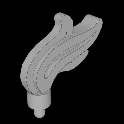 Mô hình ngọn lửa 3 chạc cho Lego (Minifig Plume/Flame Triple)