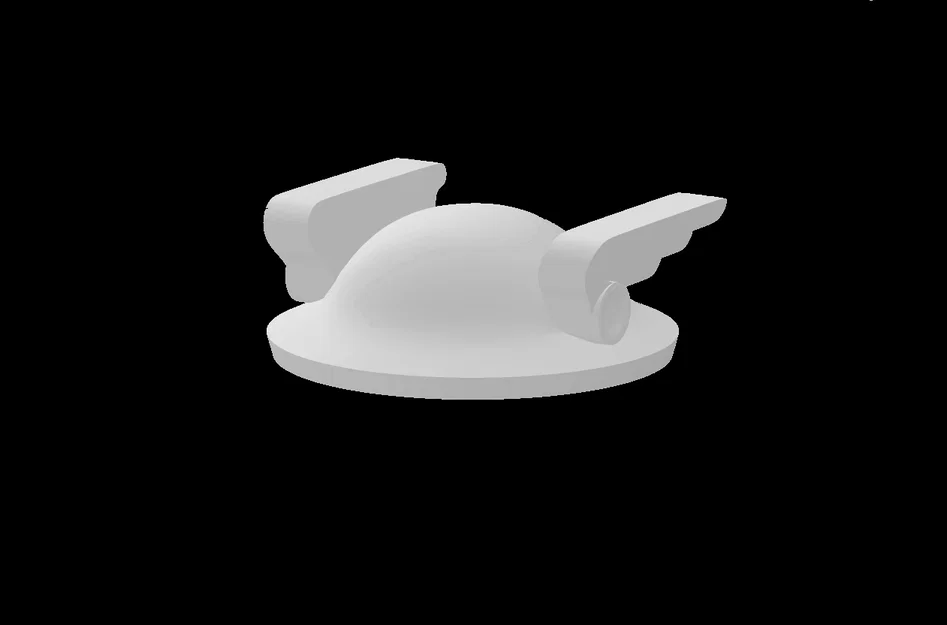 Mũ Chiến Binh Có Cánh In 3D Tương Thích Với Lego Minifig - Image 1