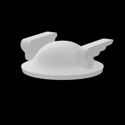 Mũ Chiến Binh Có Cánh In 3D Tương Thích Với Lego Minifig