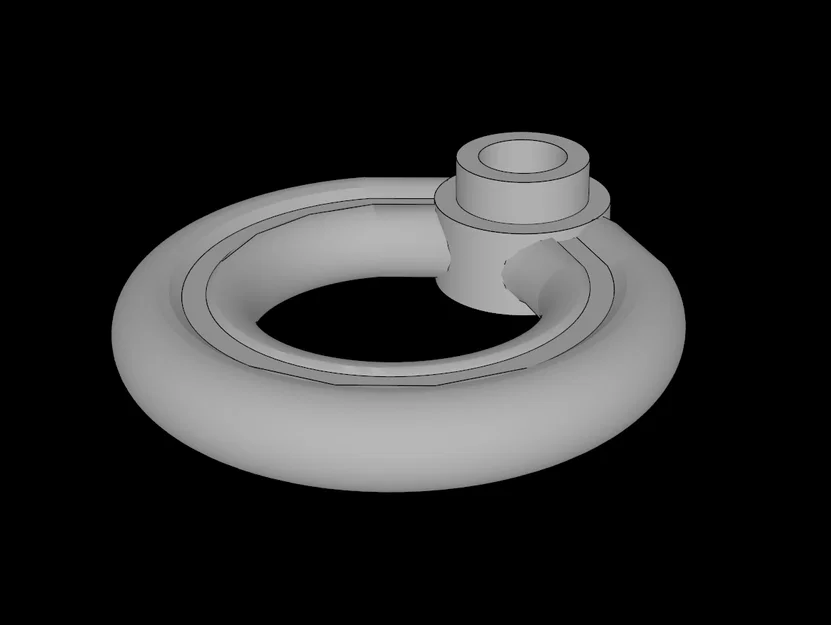 Phao Cứu Sinh Tương Thích Lego (Lego Compatible Life Ring) 3D Model - Image 1