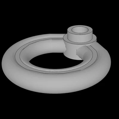 Phao Cứu Sinh Tương Thích Lego (Lego Compatible Life Ring) 3D Model