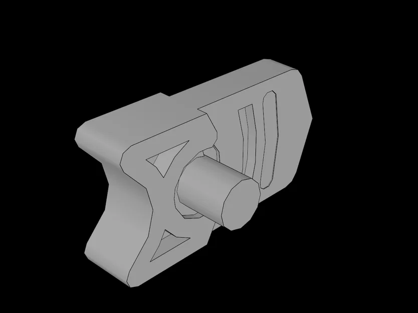 Cò súng đồ chơi tương thích Lego (15392.dat) tự in 3D - Image 1