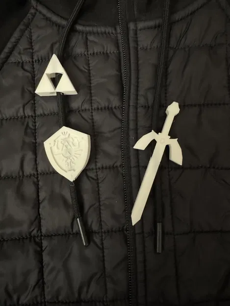 Phụ kiện trang trí áo hoodie phong cách The Legend of Zelda - Image 1