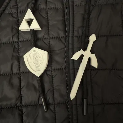 Phụ kiện trang trí áo hoodie phong cách The Legend of Zelda
