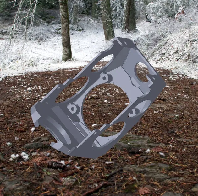 Fan Shroud tản nhiệt nhẹ, tối ưu cho Creality K1 và K1C - Image 1