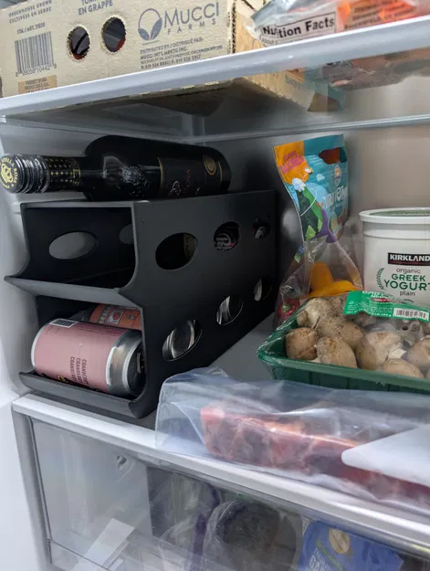 Khay Đựng 11 Lon Nước Và 1 Chai Rượu Vang Cho Tủ Lạnh - Image 1