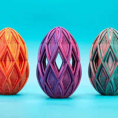 Diamond Lattice Easter Egg 2025 - Trứng Phục Sinh Họa Tiết Kim Cương