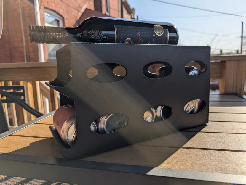 Khay Đựng 11 Lon Nước Và 1 Chai Rượu Vang Cho Tủ Lạnh - Image 3