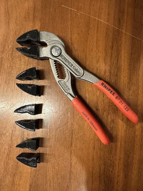 Đệm kẹp mềm (soft jaws) cho kềm Knipex Cobra 125 - Image 7