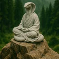 Mô hình 3D rắn thiền định (Meditating Snake) trang trí độc đáo - Thumbnail 1