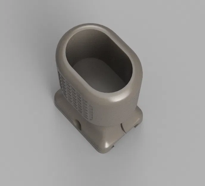 Tay cầm dọc Airsoft họa tiết lục giác - Image 2