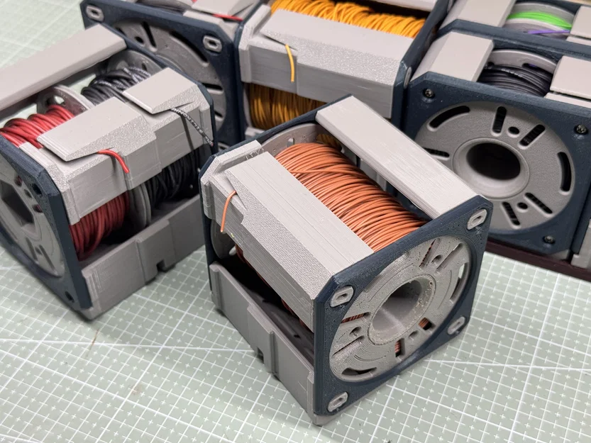 Kệ Đỡ Cuộn Dây Cáp Tương Thích Gridfinity - Image 1