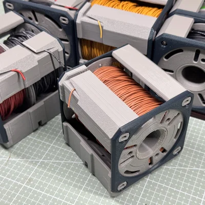 Kệ Đỡ Cuộn Dây Cáp Tương Thích Gridfinity