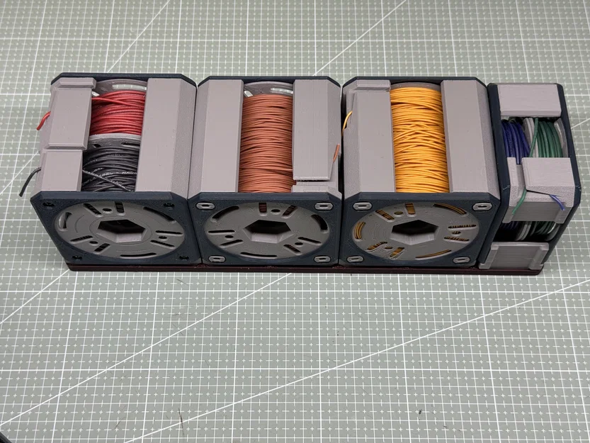 Kệ Đỡ Cuộn Dây Cáp Tương Thích Gridfinity - Image 2