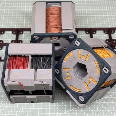 Kệ Đỡ Cuộn Dây Cáp Tương Thích Gridfinity