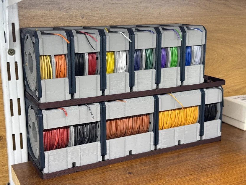 Kệ Đỡ Cuộn Dây Cáp Tương Thích Gridfinity - Image 4