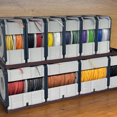 Kệ Đỡ Cuộn Dây Cáp Tương Thích Gridfinity