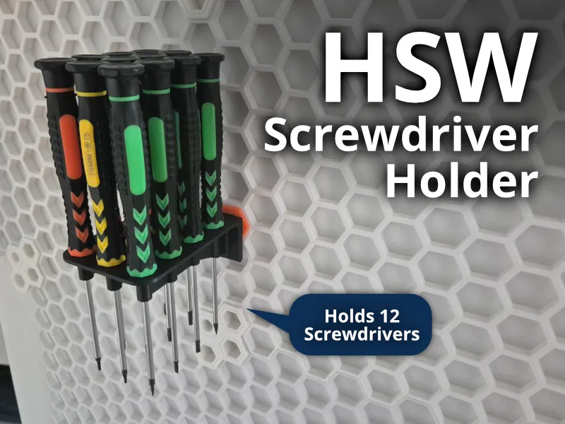 Giá treo tua vít cho Honeycomb Storage Wall (HSW) - Image 1