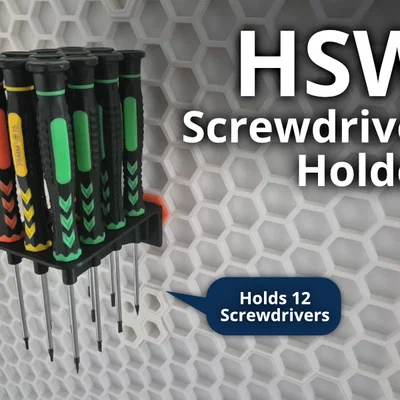 Giá treo tua vít cho Honeycomb Storage Wall (HSW)