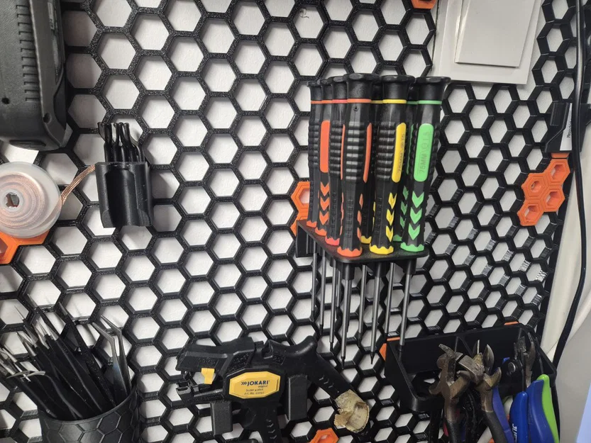 Giá treo tua vít cho Honeycomb Storage Wall (HSW) - Image 4