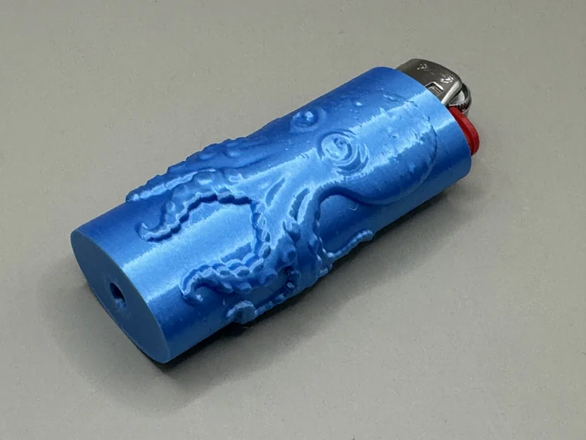 Ốp bật lửa BIC hình chú bạch tuộc dễ thương - Image 3