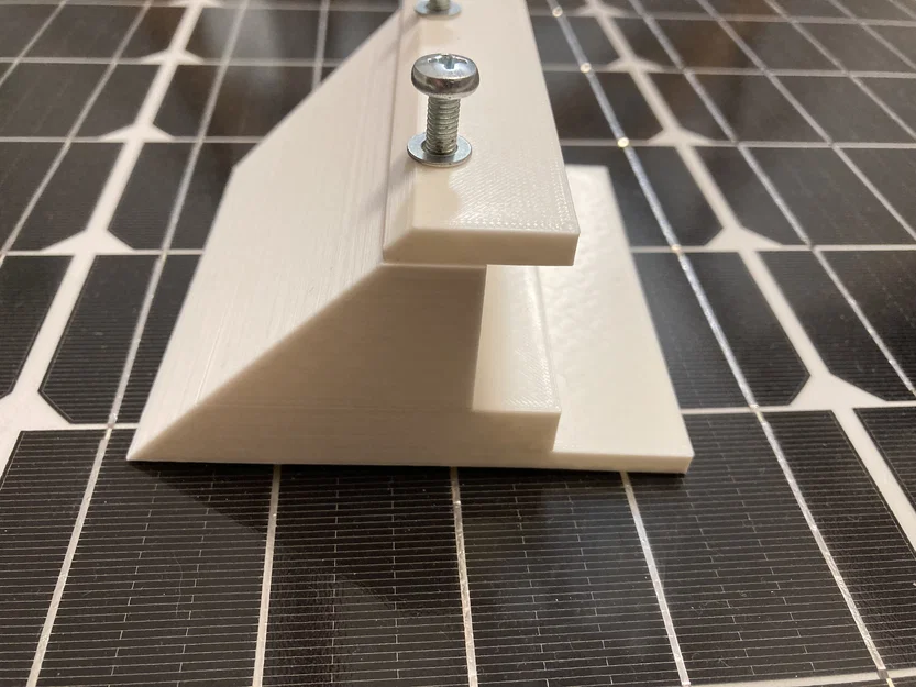 Bộ giá đỡ tấm pin năng lượng mặt trời (30mm) in 3D siêu bền - Image 1