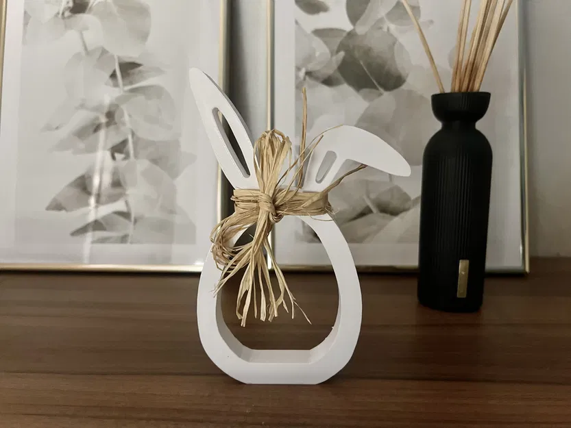 Mô hình thỏ Easter Bunny 3D trang trí nhà cửa cực xinh - Image 1