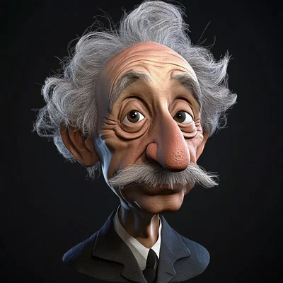 Mô hình 3D Albert Einstein