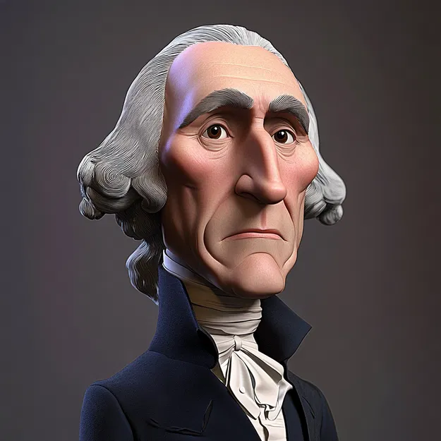 Mô hình 3D George Washington - Image 1