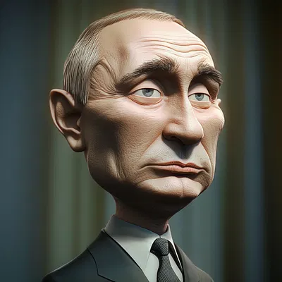 Mô hình 3D Vladimir Putin