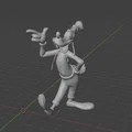 Mô hình 3D nhân vật hoạt hình Goofy độc đáo cho người hâm mộ - Thumbnail 2