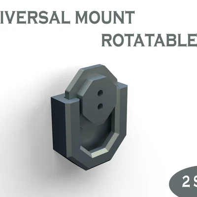 Giá treo đa năng Universal Mount V2 xoay 45 độ - Phụ kiện 3D thông minh