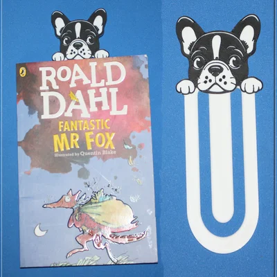 Kẹp sách French Bulldog dễ thương - Mẫu in 3D trang trí độc đáo
